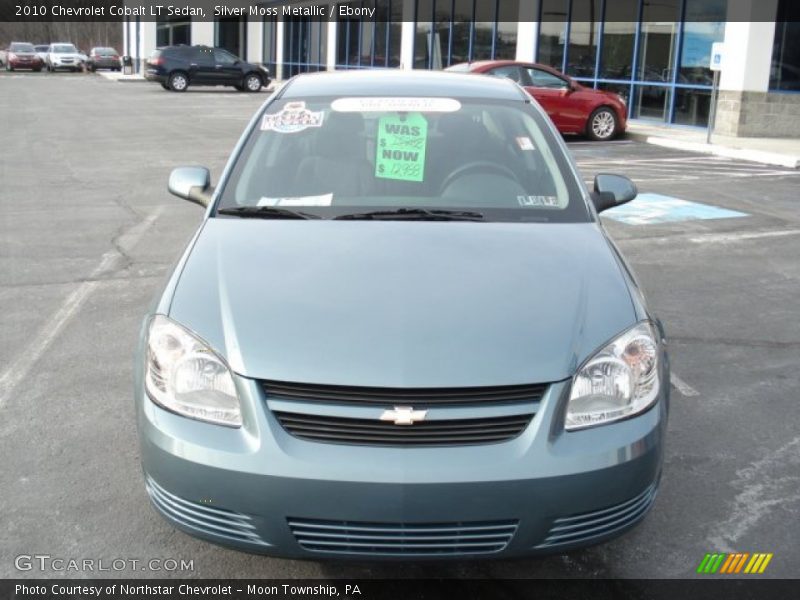Silver Moss Metallic / Ebony 2010 Chevrolet Cobalt LT Sedan