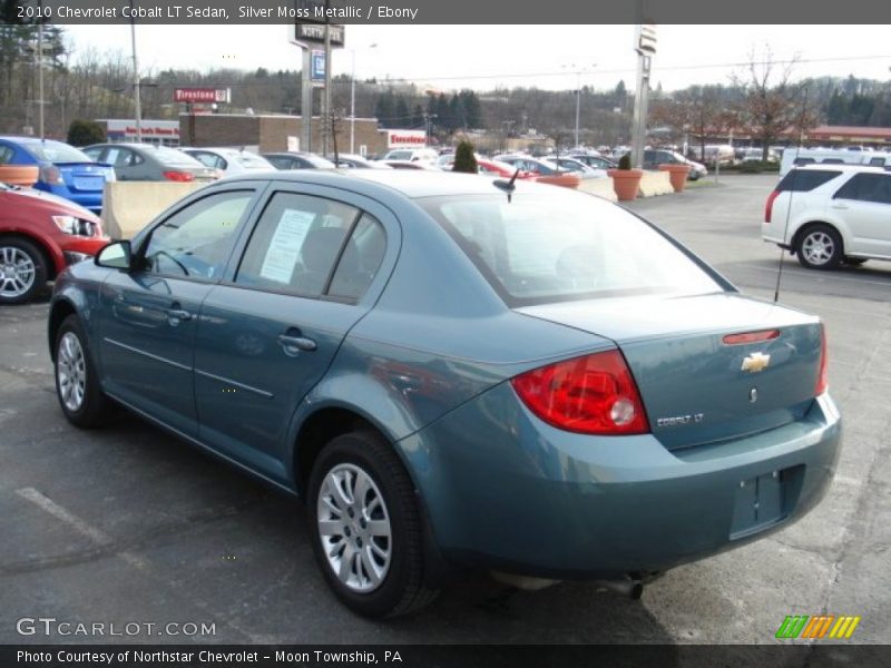 Silver Moss Metallic / Ebony 2010 Chevrolet Cobalt LT Sedan