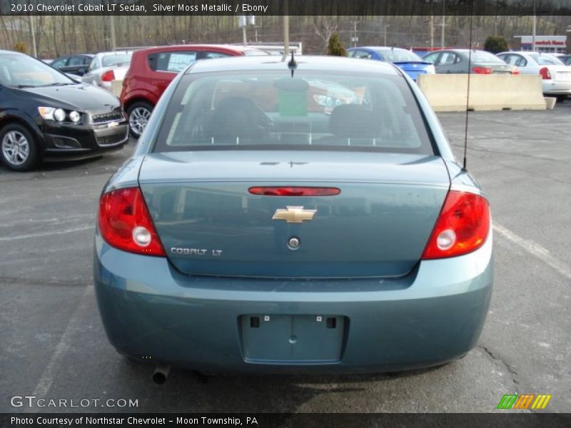 Silver Moss Metallic / Ebony 2010 Chevrolet Cobalt LT Sedan