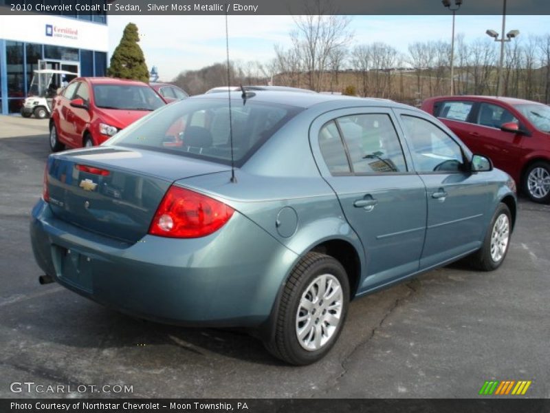 Silver Moss Metallic / Ebony 2010 Chevrolet Cobalt LT Sedan