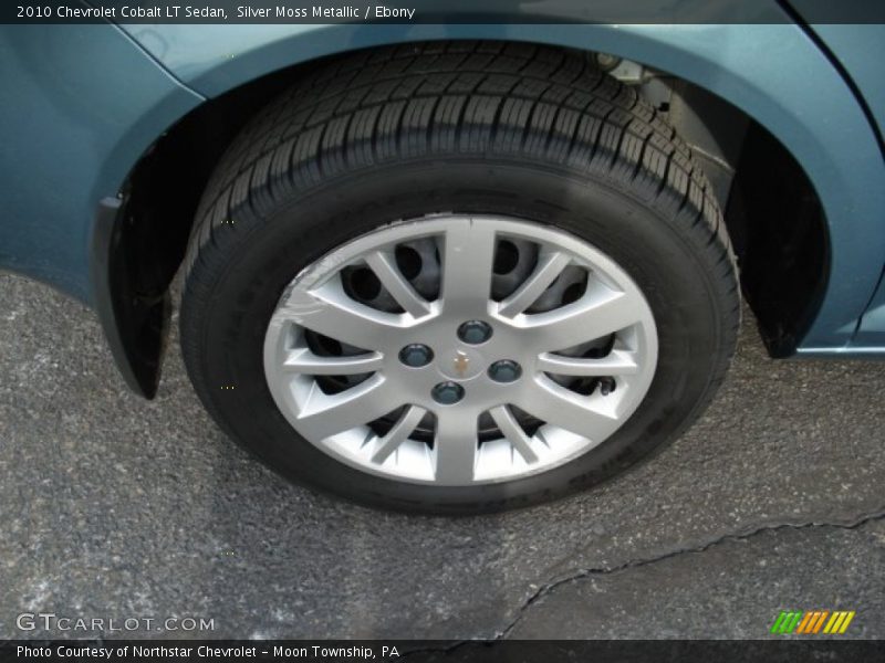 Silver Moss Metallic / Ebony 2010 Chevrolet Cobalt LT Sedan