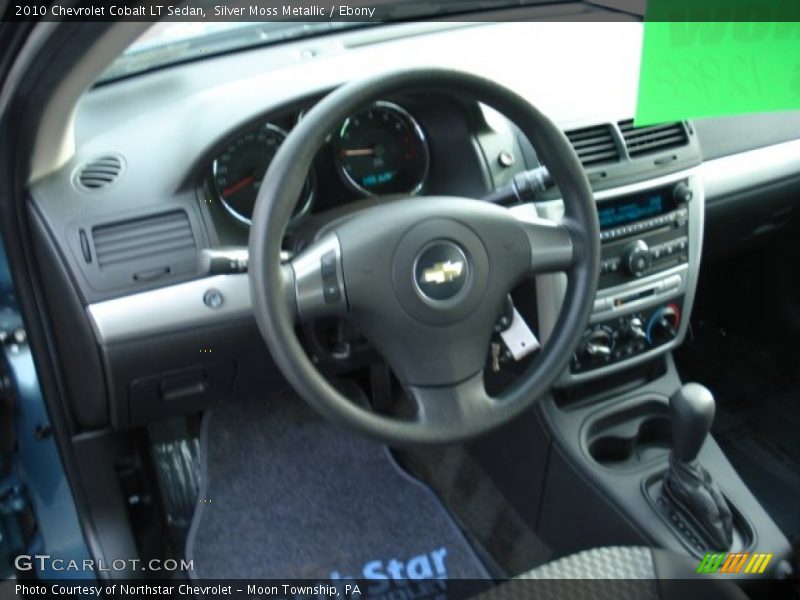 Silver Moss Metallic / Ebony 2010 Chevrolet Cobalt LT Sedan