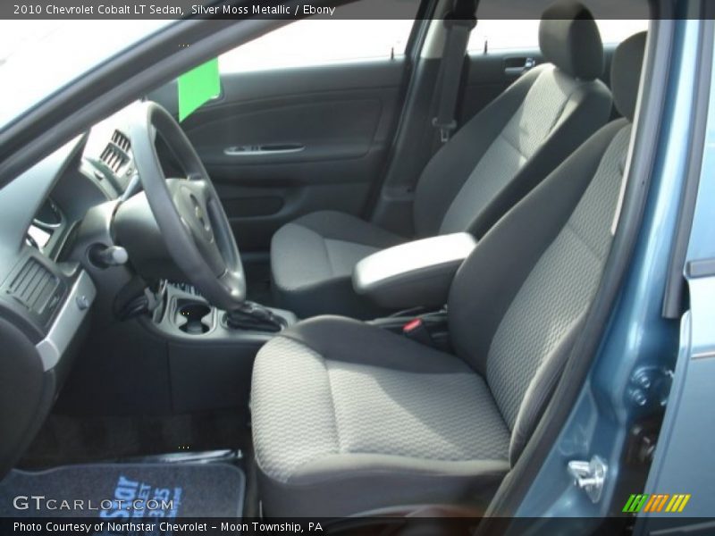 Silver Moss Metallic / Ebony 2010 Chevrolet Cobalt LT Sedan