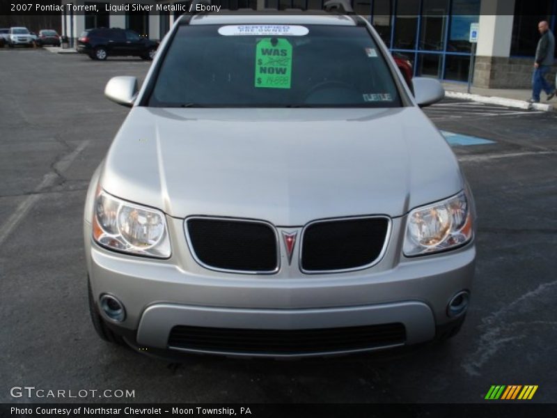 Liquid Silver Metallic / Ebony 2007 Pontiac Torrent