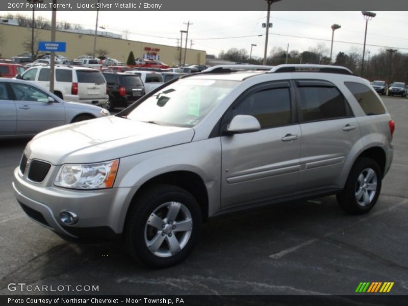 Liquid Silver Metallic / Ebony 2007 Pontiac Torrent