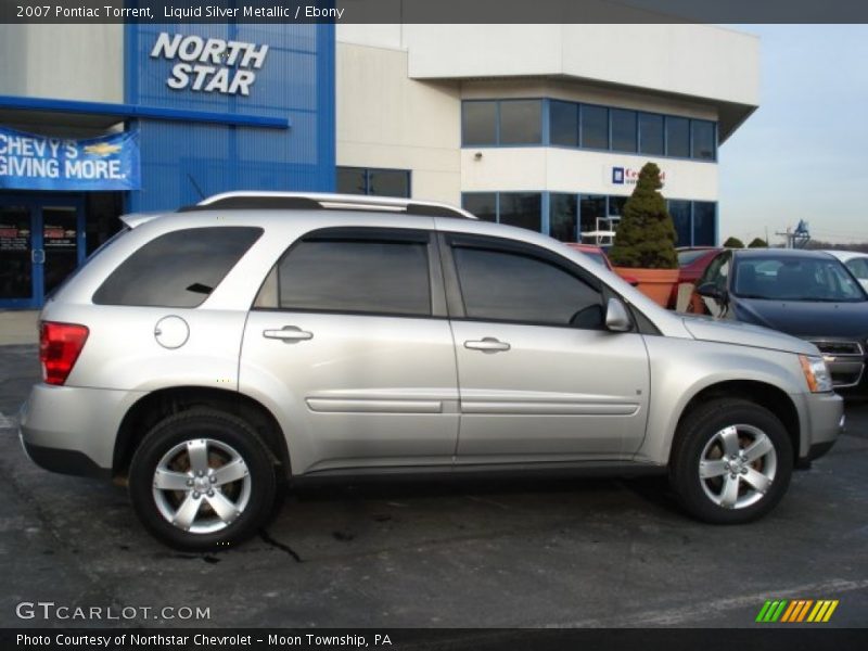 Liquid Silver Metallic / Ebony 2007 Pontiac Torrent