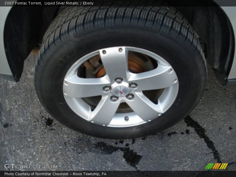 Liquid Silver Metallic / Ebony 2007 Pontiac Torrent