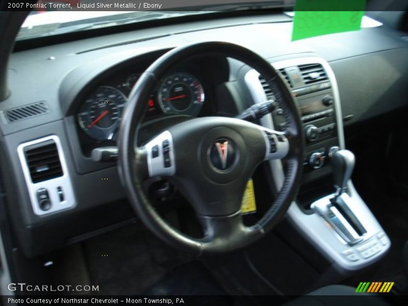 Liquid Silver Metallic / Ebony 2007 Pontiac Torrent
