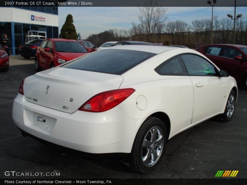 Ivory White / Ebony 2007 Pontiac G6 GT Coupe