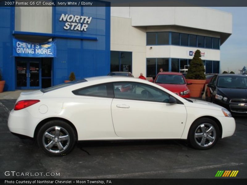 Ivory White / Ebony 2007 Pontiac G6 GT Coupe