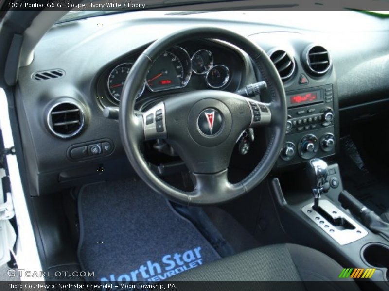 Ivory White / Ebony 2007 Pontiac G6 GT Coupe