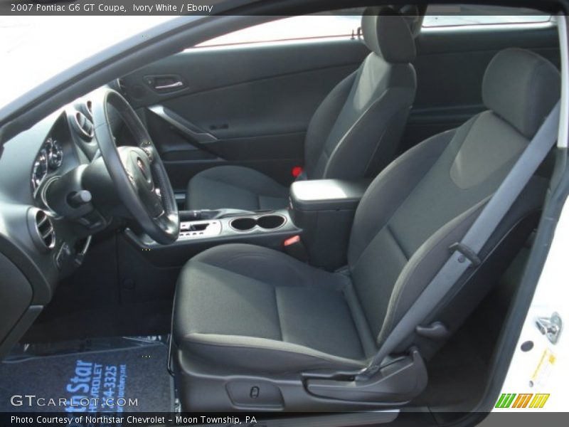 Ivory White / Ebony 2007 Pontiac G6 GT Coupe