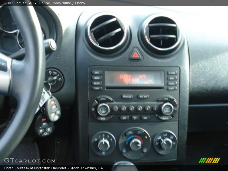 Ivory White / Ebony 2007 Pontiac G6 GT Coupe