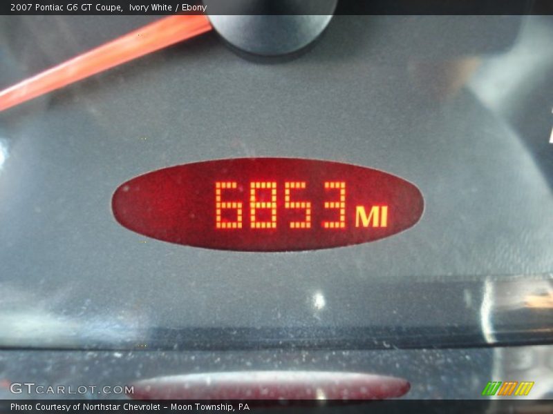 Ivory White / Ebony 2007 Pontiac G6 GT Coupe