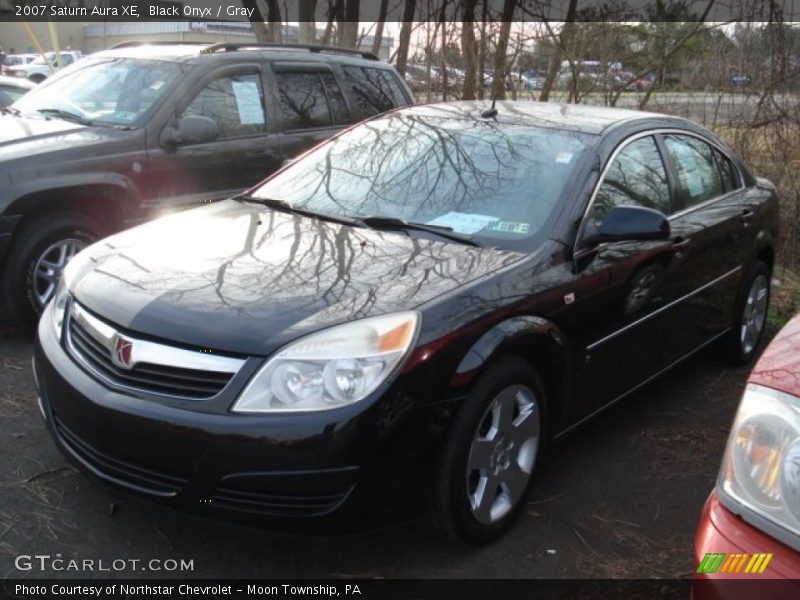 Black Onyx / Gray 2007 Saturn Aura XE