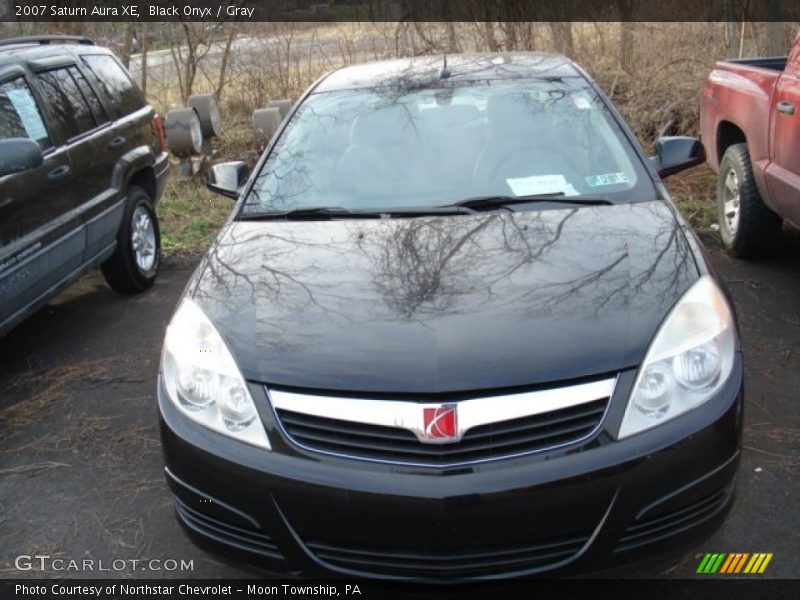 Black Onyx / Gray 2007 Saturn Aura XE