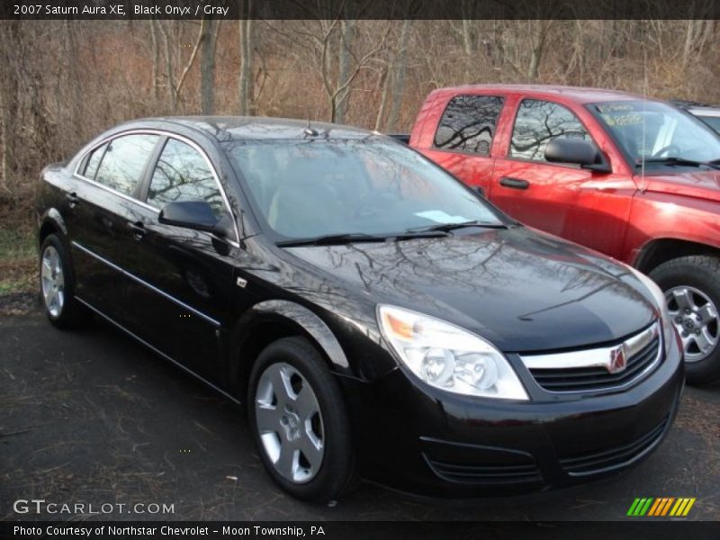 Black Onyx / Gray 2007 Saturn Aura XE