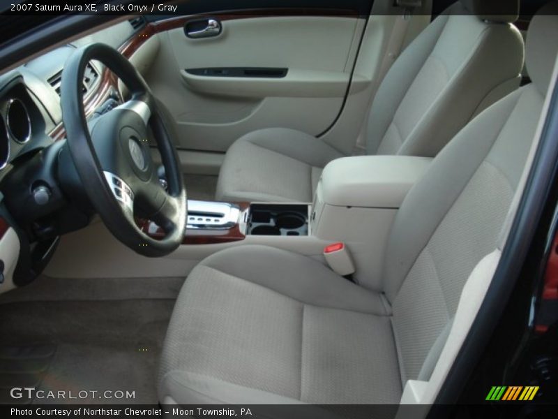Black Onyx / Gray 2007 Saturn Aura XE