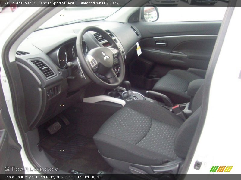  2012 Outlander Sport SE 4WD Black Interior