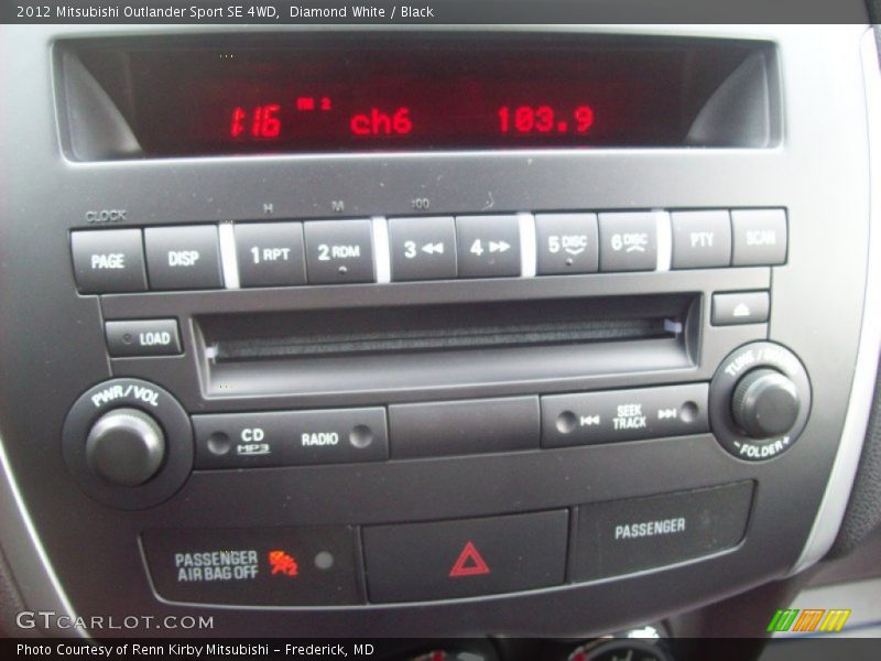 Audio System of 2012 Outlander Sport SE 4WD