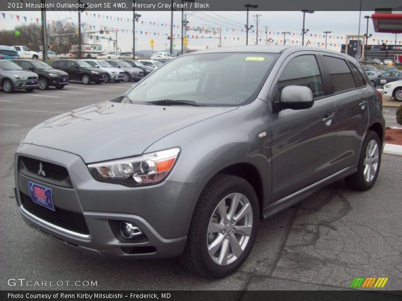 Mercury Gray Pearl / Black 2012 Mitsubishi Outlander Sport SE 4WD