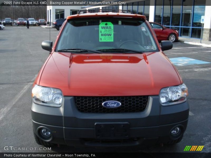 Blazing Copper Metallic / Medium/Dark Flint Grey 2005 Ford Escape XLS 4WD