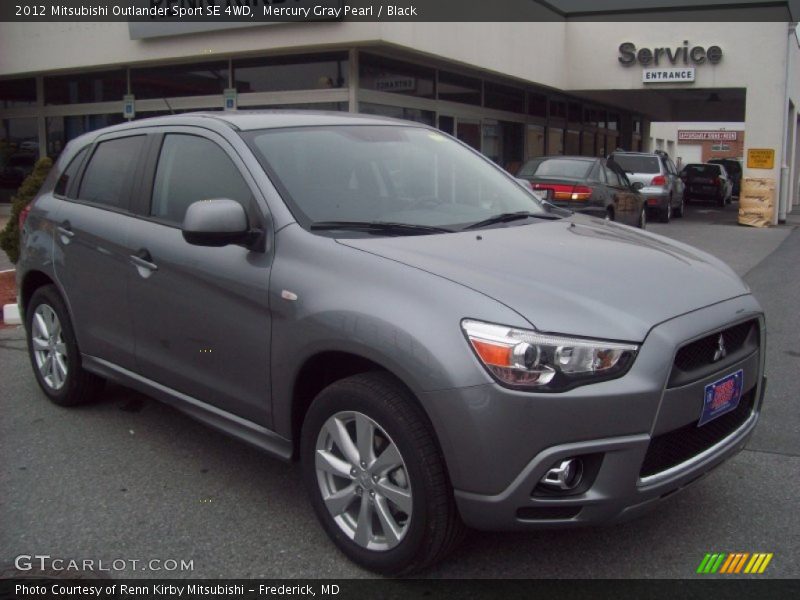 Mercury Gray Pearl / Black 2012 Mitsubishi Outlander Sport SE 4WD