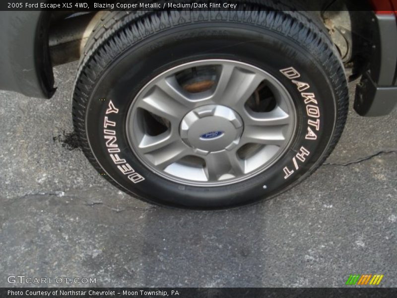 Blazing Copper Metallic / Medium/Dark Flint Grey 2005 Ford Escape XLS 4WD