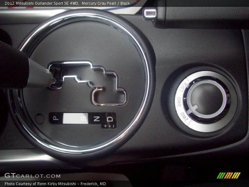 Mercury Gray Pearl / Black 2012 Mitsubishi Outlander Sport SE 4WD