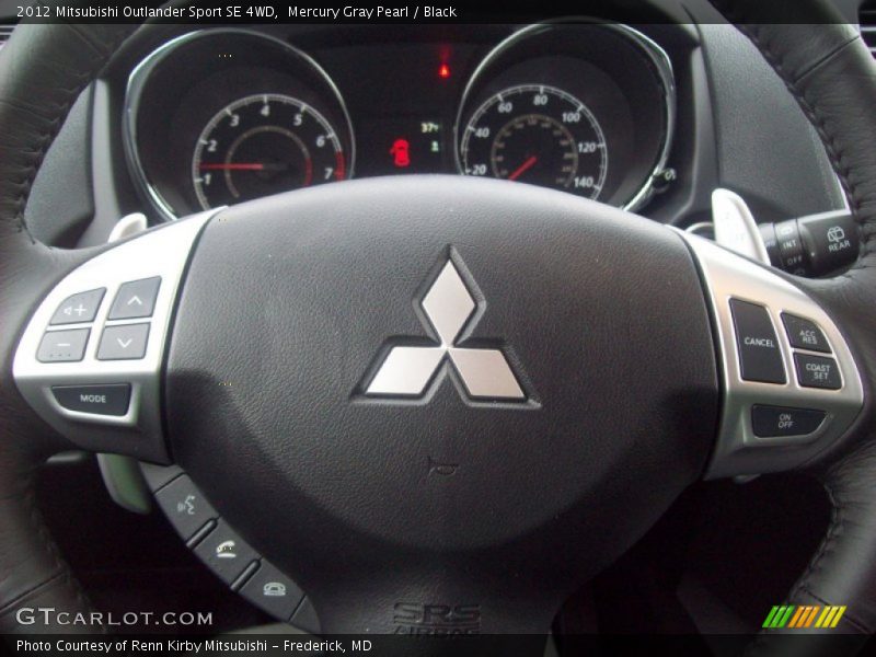 Mercury Gray Pearl / Black 2012 Mitsubishi Outlander Sport SE 4WD