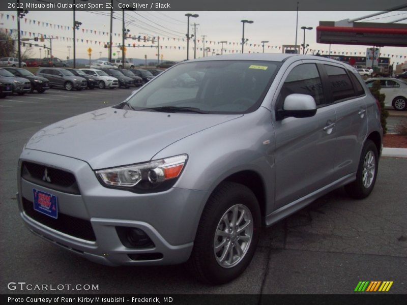 Cool Silver / Black 2012 Mitsubishi Outlander Sport ES