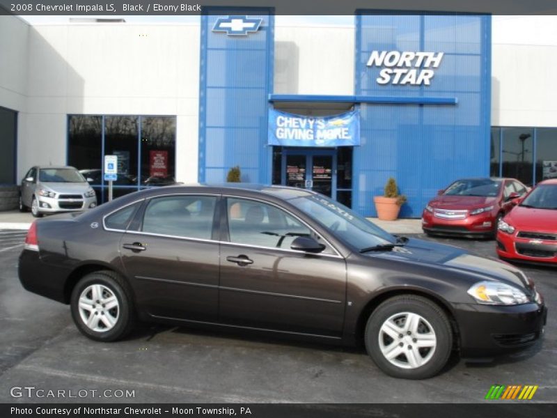 Black / Ebony Black 2008 Chevrolet Impala LS