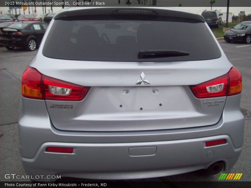 Cool Silver / Black 2012 Mitsubishi Outlander Sport ES