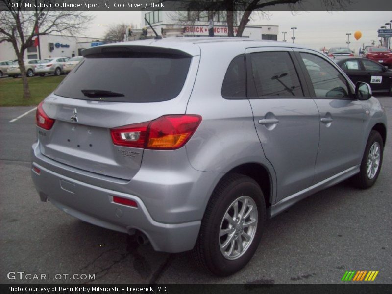 Cool Silver / Black 2012 Mitsubishi Outlander Sport ES
