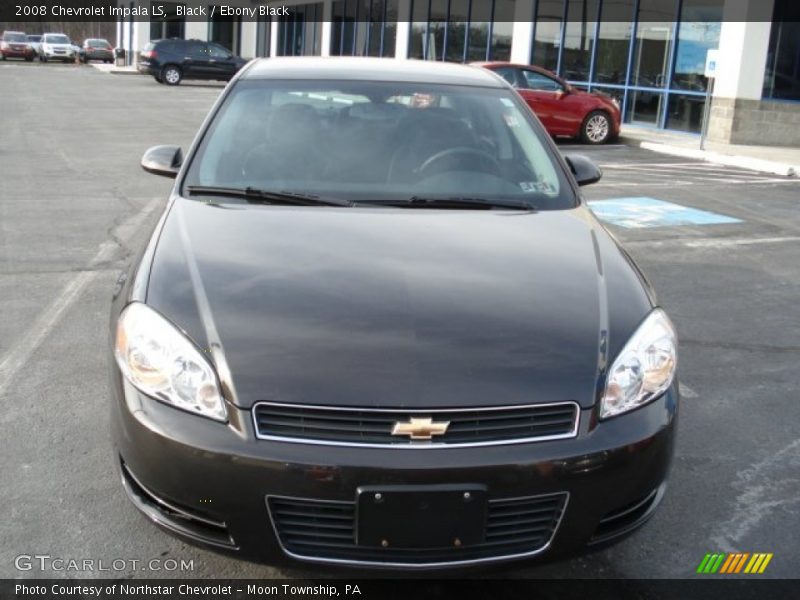 Black / Ebony Black 2008 Chevrolet Impala LS