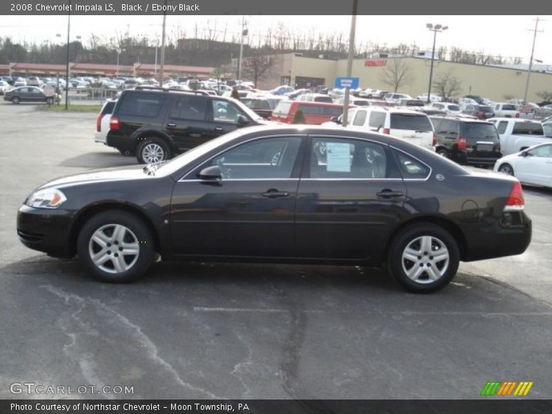 Black / Ebony Black 2008 Chevrolet Impala LS