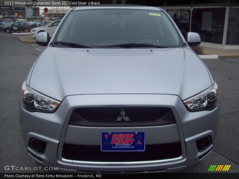 Cool Silver / Black 2012 Mitsubishi Outlander Sport ES