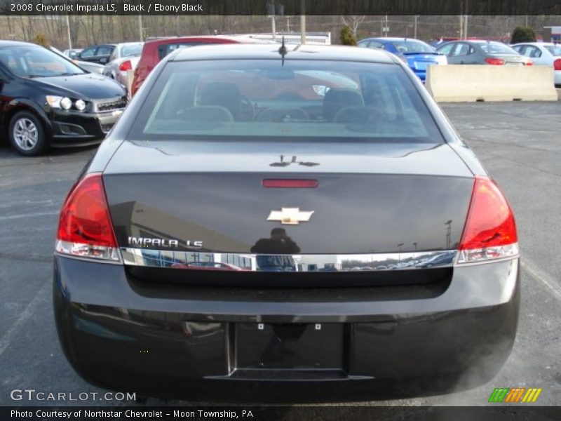 Black / Ebony Black 2008 Chevrolet Impala LS