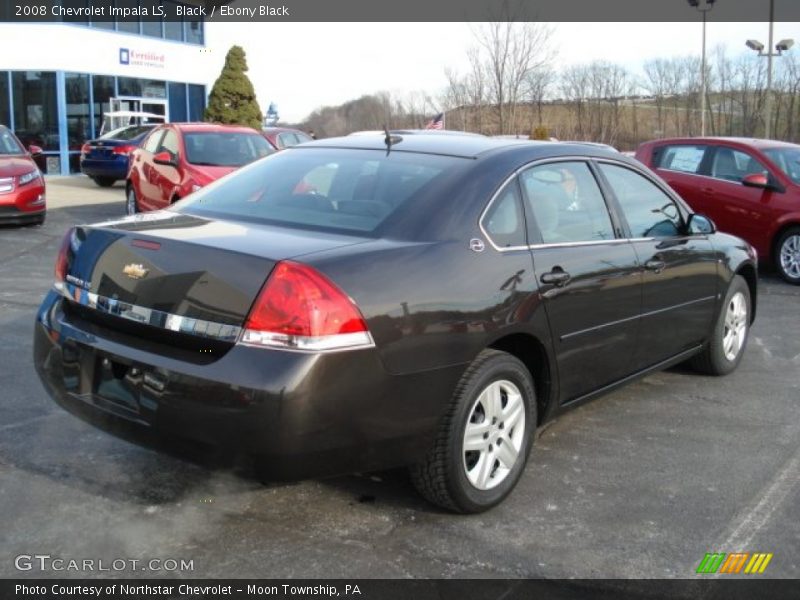 Black / Ebony Black 2008 Chevrolet Impala LS