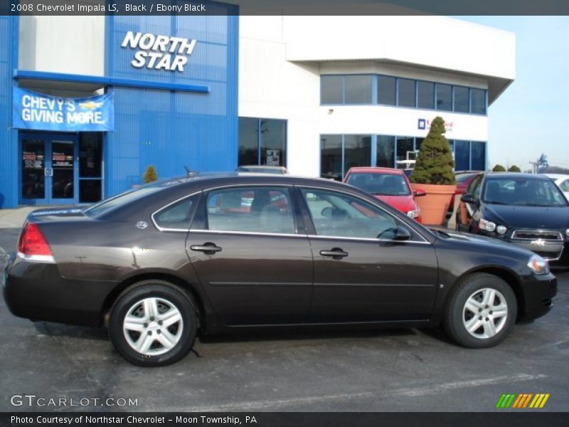 Black / Ebony Black 2008 Chevrolet Impala LS