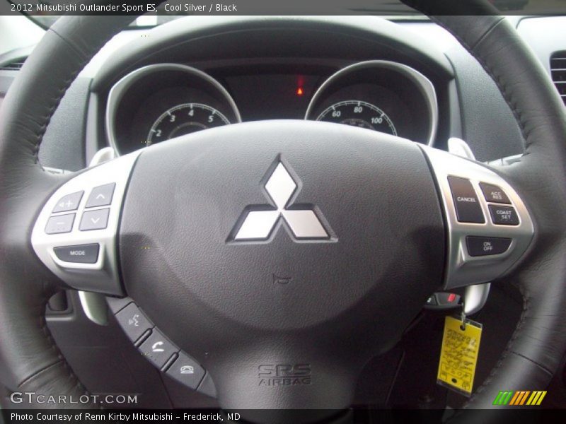 Cool Silver / Black 2012 Mitsubishi Outlander Sport ES