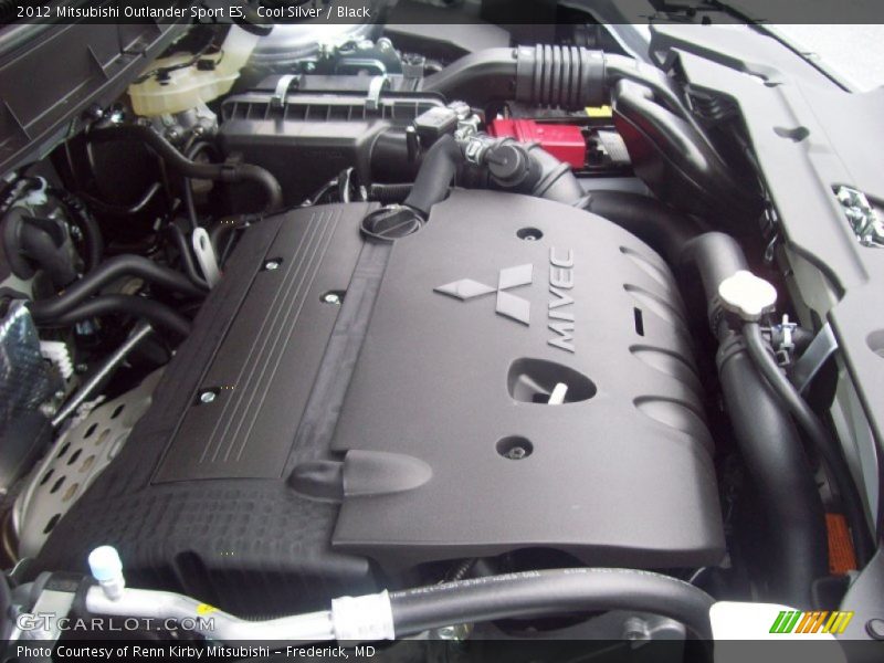Cool Silver / Black 2012 Mitsubishi Outlander Sport ES