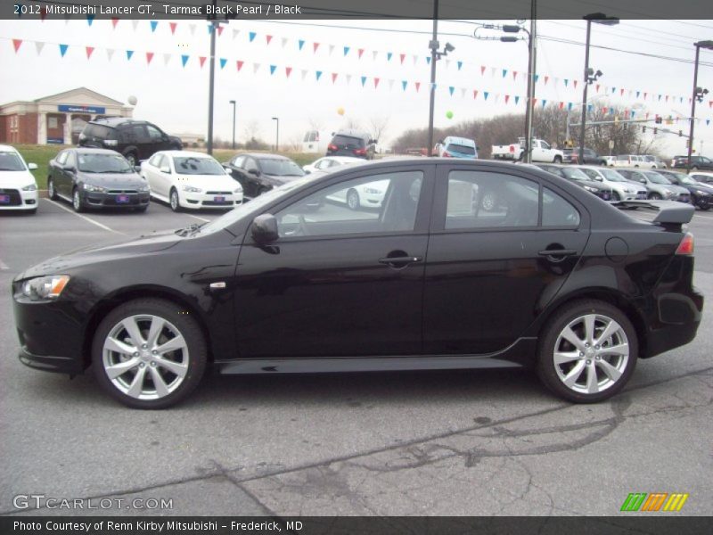 Tarmac Black Pearl / Black 2012 Mitsubishi Lancer GT