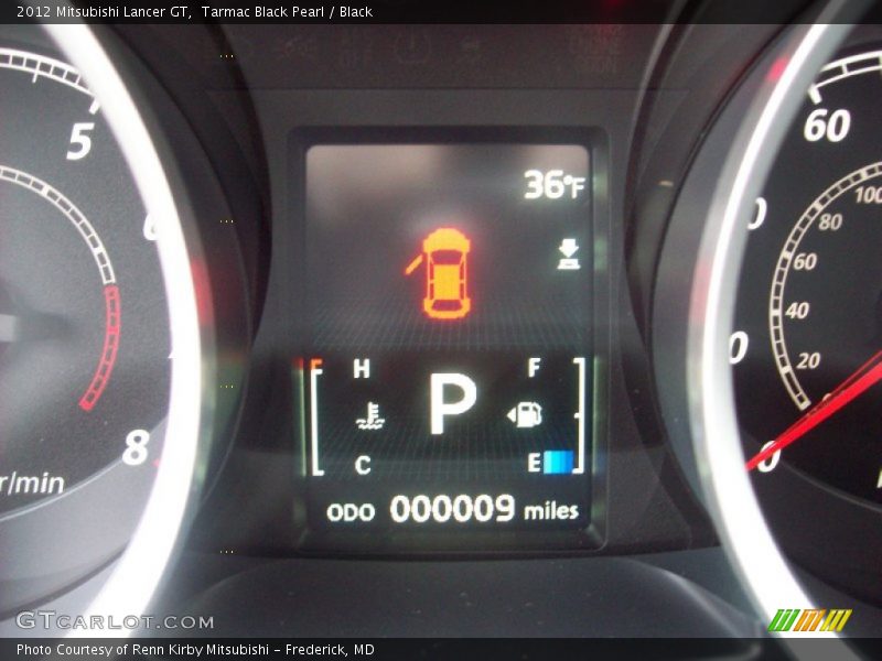 Tarmac Black Pearl / Black 2012 Mitsubishi Lancer GT