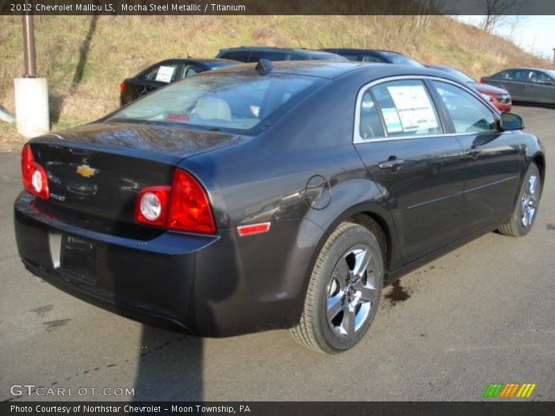 Mocha Steel Metallic / Titanium 2012 Chevrolet Malibu LS