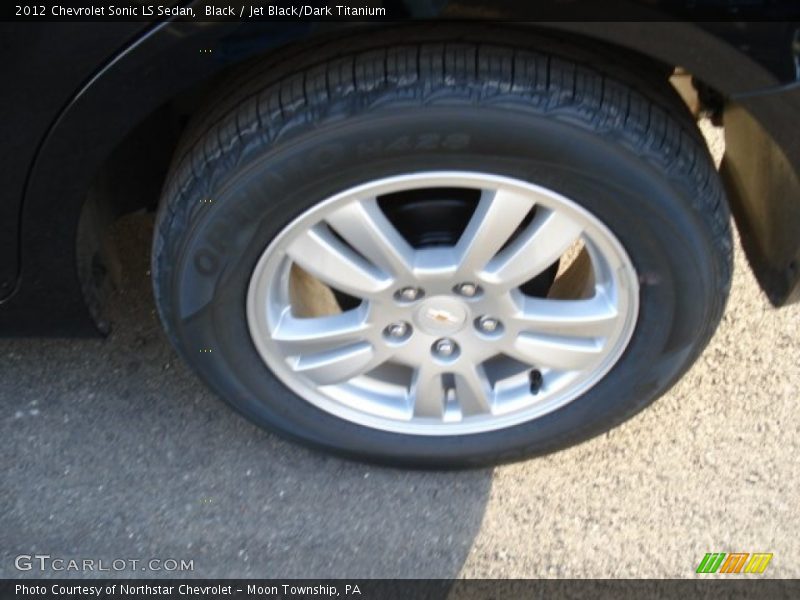 Black / Jet Black/Dark Titanium 2012 Chevrolet Sonic LS Sedan