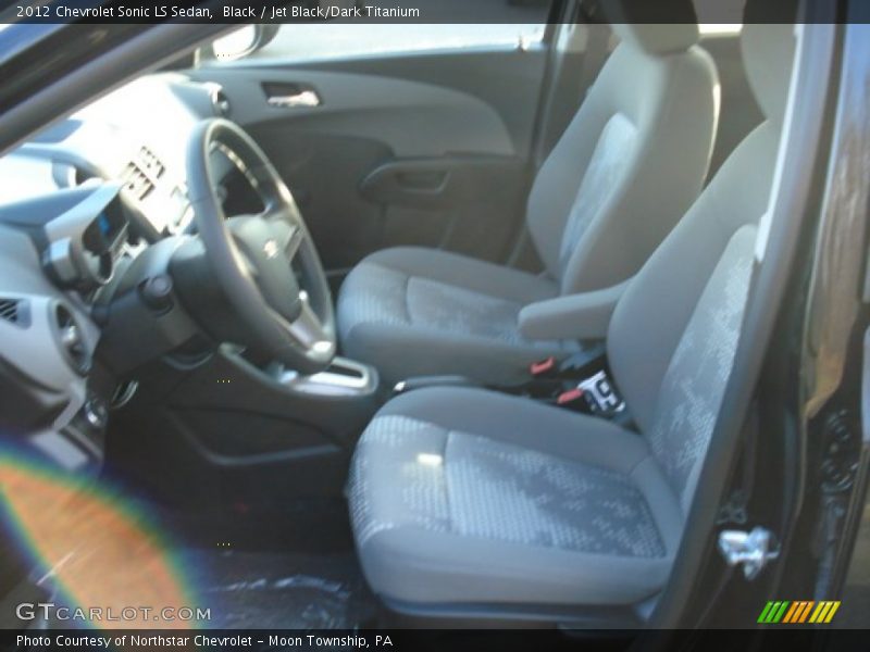 Black / Jet Black/Dark Titanium 2012 Chevrolet Sonic LS Sedan
