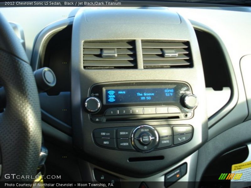 Black / Jet Black/Dark Titanium 2012 Chevrolet Sonic LS Sedan