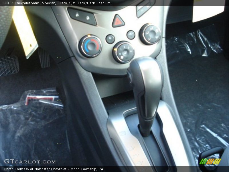 Black / Jet Black/Dark Titanium 2012 Chevrolet Sonic LS Sedan