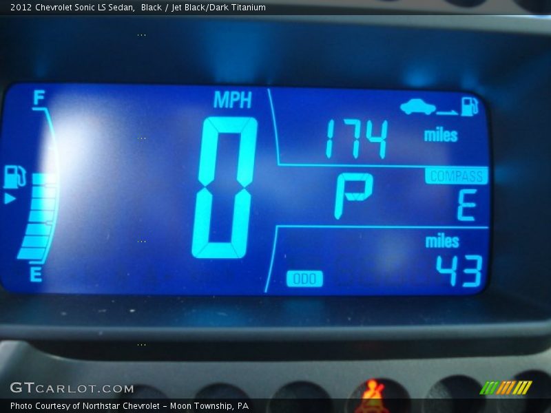 Black / Jet Black/Dark Titanium 2012 Chevrolet Sonic LS Sedan